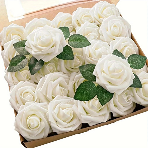 25pcs artificial flowers - 25pcs,