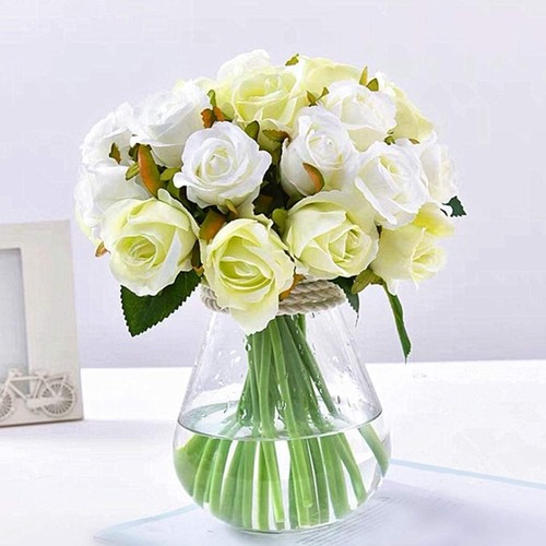 24pcs artificial silk - artificial, roses
