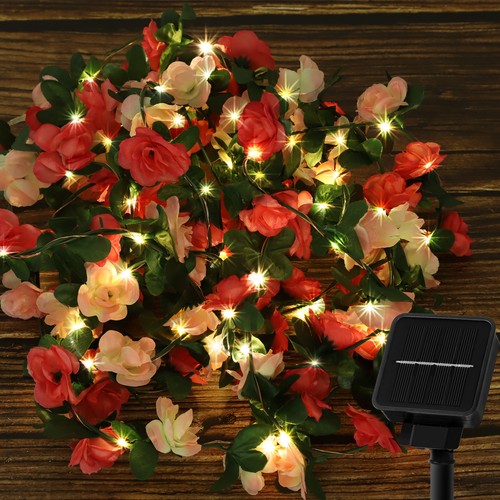 4ft solar fake flower - solar,